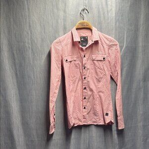 G-Star Men's Pink Shirt size XS